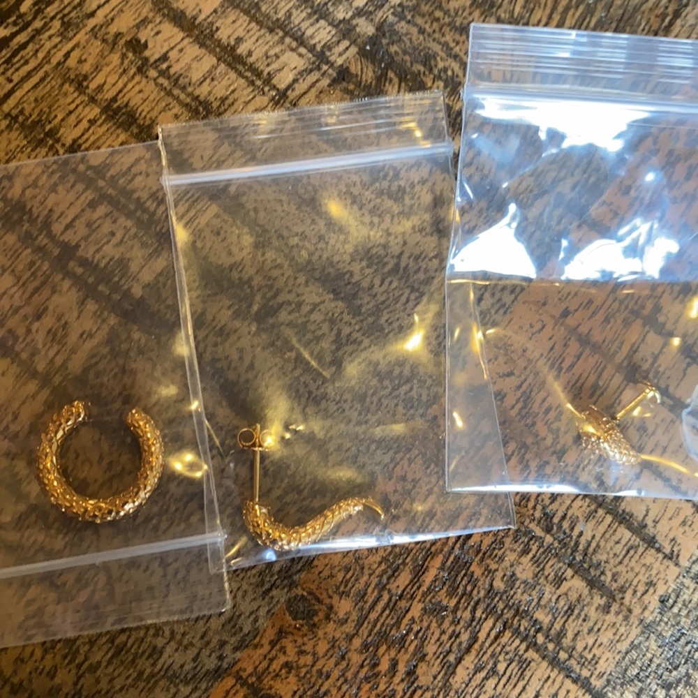 Regalrose snake 🐍 3pc earring set 😍NWT